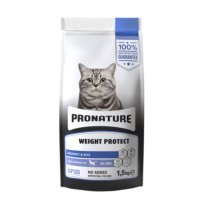 PRONATURE WEIGHT PROTECT CAT ANCHOVY & RICE