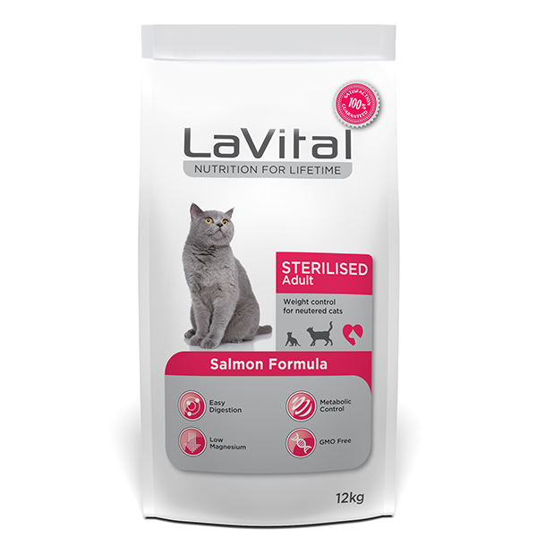LAVITAL STRERILISED ADULT SALMON FORMULA